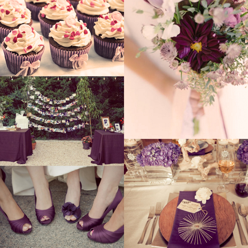 Cute purple wedding ideas! 01 <br />紫色を使ったウェディングのアイデア