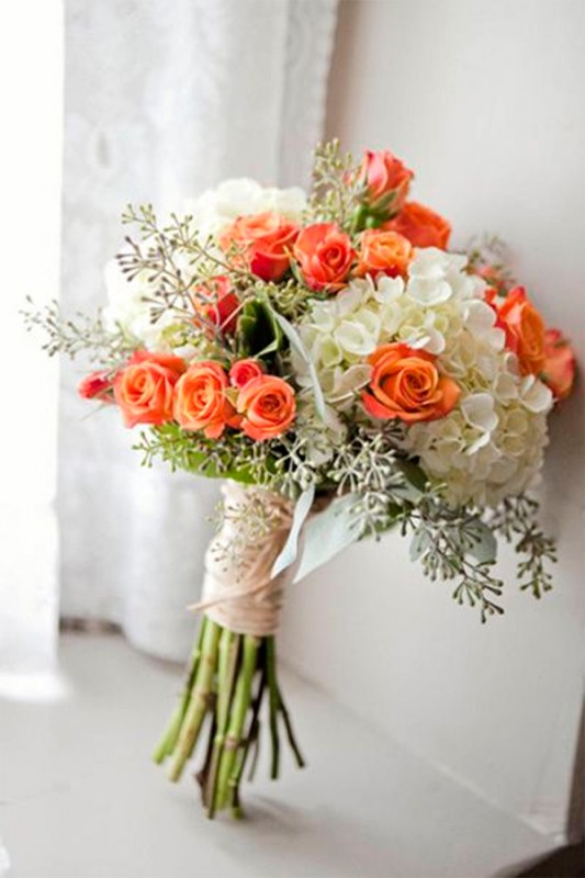 15 hydrangea wedding bouquets ideas3