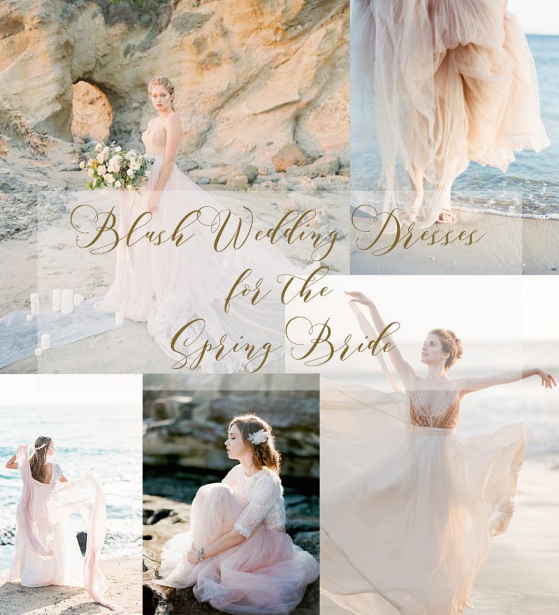 Romantic Blush Wedding Dresses For The Spring Bride