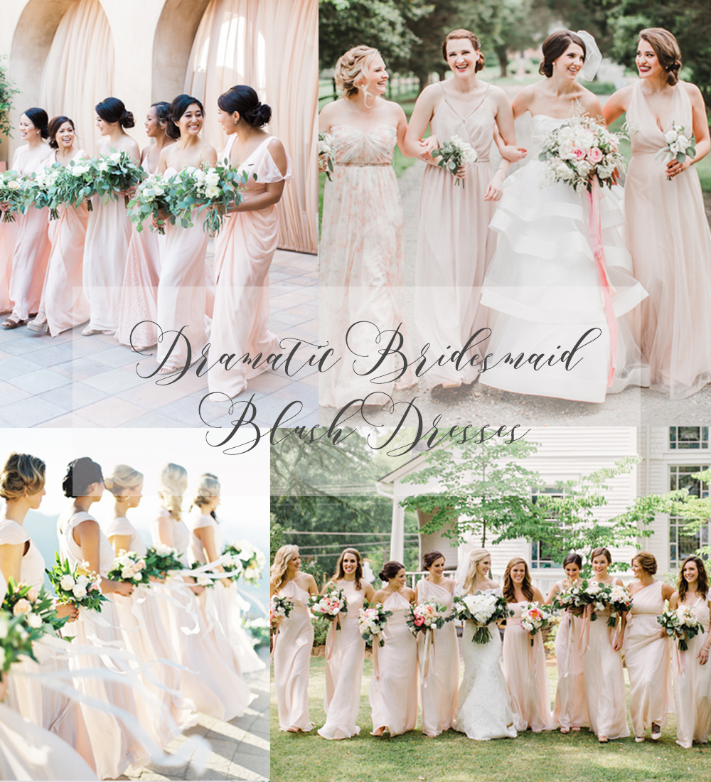 2017 Spring&Summer <br />海外で注目されているブラッシュのドレス<br />Prettiest Blush Pink Wedding Dresses For Bride & Bridesmaids
